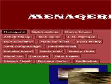 Tablet Screenshot of menagerie.epiphany-arts.net